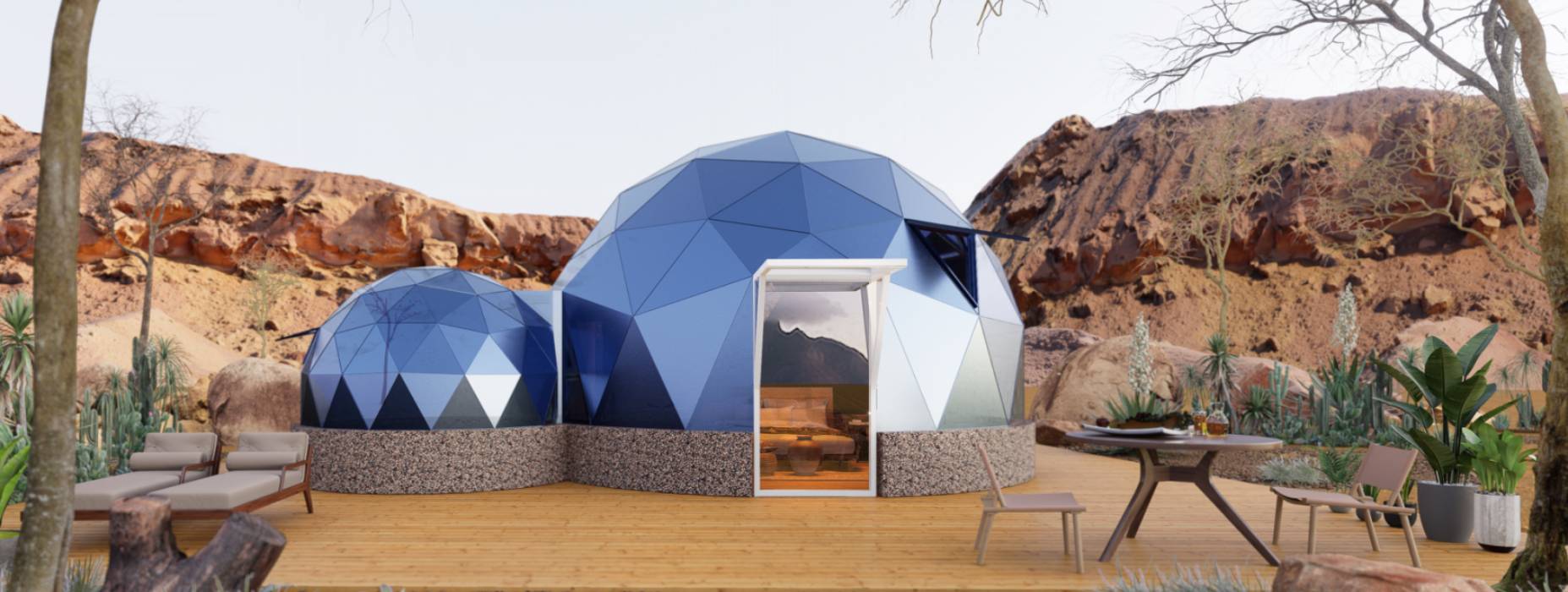 沾益县球形智能光伏玻璃星空房